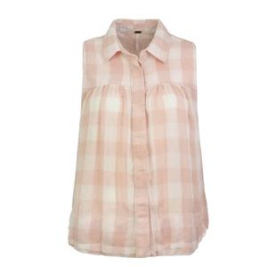 Free People Hey There Sunrise button top.